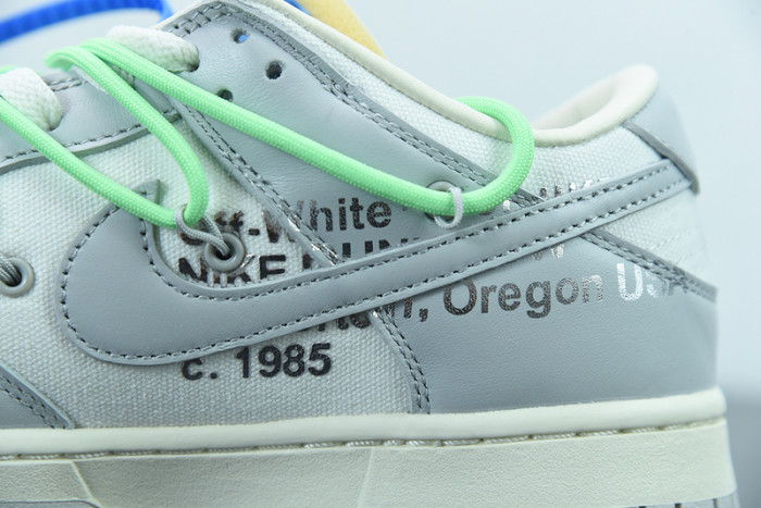 ow x dunk low 