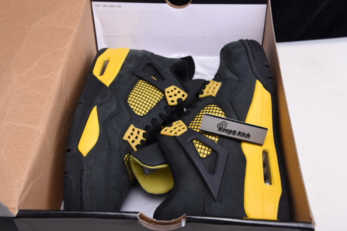 air jordan 4 retro thunder 308497-008 (box updated)