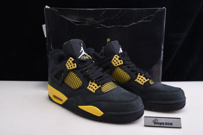 air jordan 4 retro thunder 308497-008 (box updated)