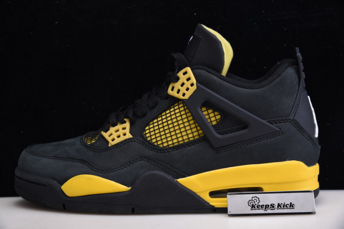 air jordan 4 retro thunder 308497-008 (box updated)