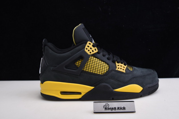 air jordan 4 retro thunder 308497-008 (box updated)