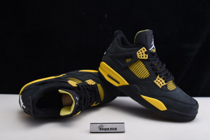 air jordan 4 retro thunder 308497-008 (box updated)
