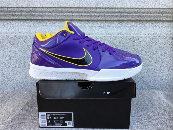 undefeated x kobe 4 protro
